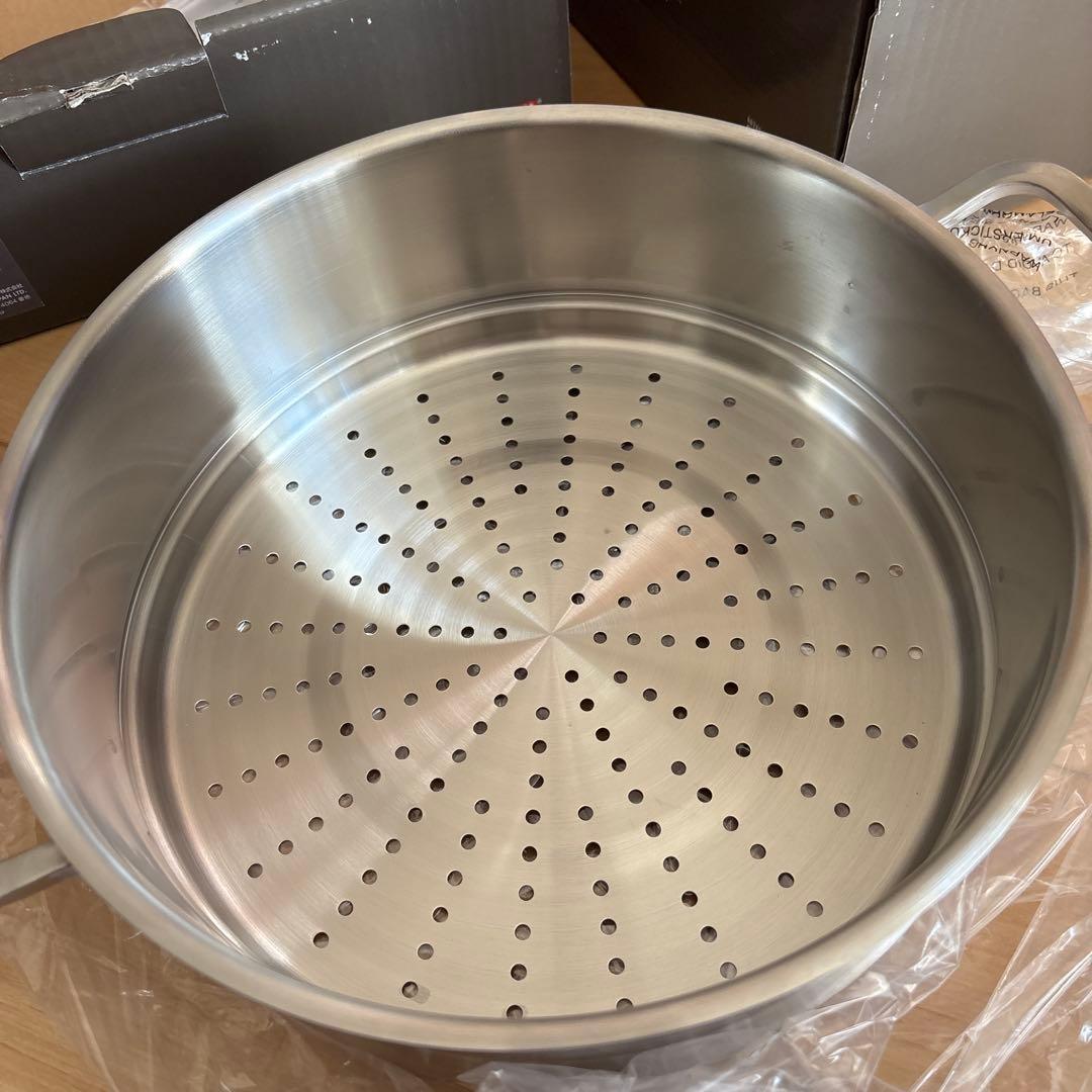 値下げ ZWILLING Moment 24cm 両手鍋 スチーマー セット