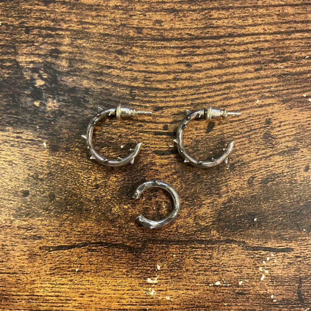 アクセサリー Scat Rose\" hoop pierce earcuff