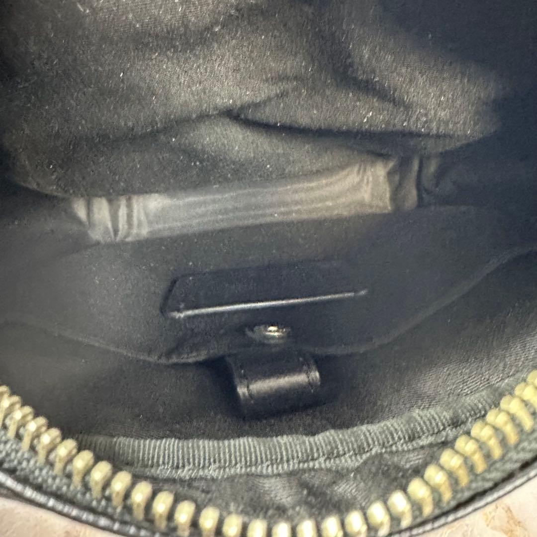 【極美品】　COACH コーチ　ショルダーバッグ　ブラック　本革　斜めがけ