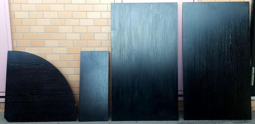 ODK パソコンデスク ゲーミングデスク L字型 BLACK