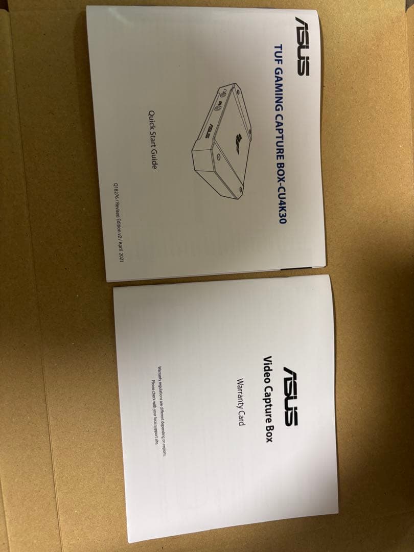 ASUS TUF GAMING Capture Box-CU4K30 中古品