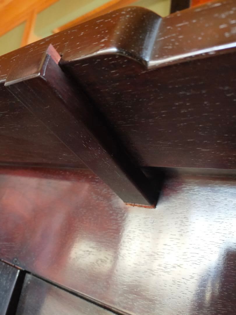 和製ビンテージ　座卓　花鳥図