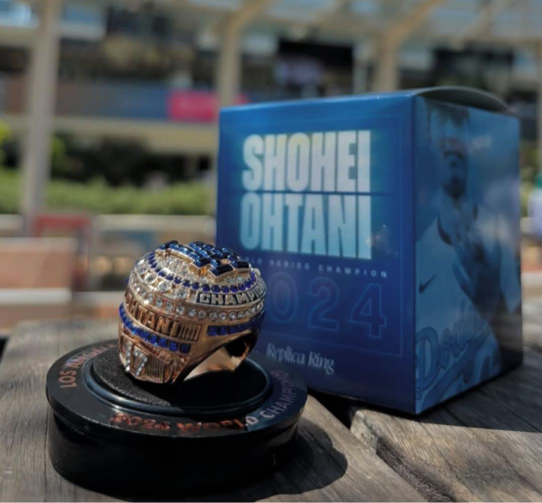 大谷翔平　ワールドチャンピオン　リング　来場者限定　スタジアム配布　ドジャース