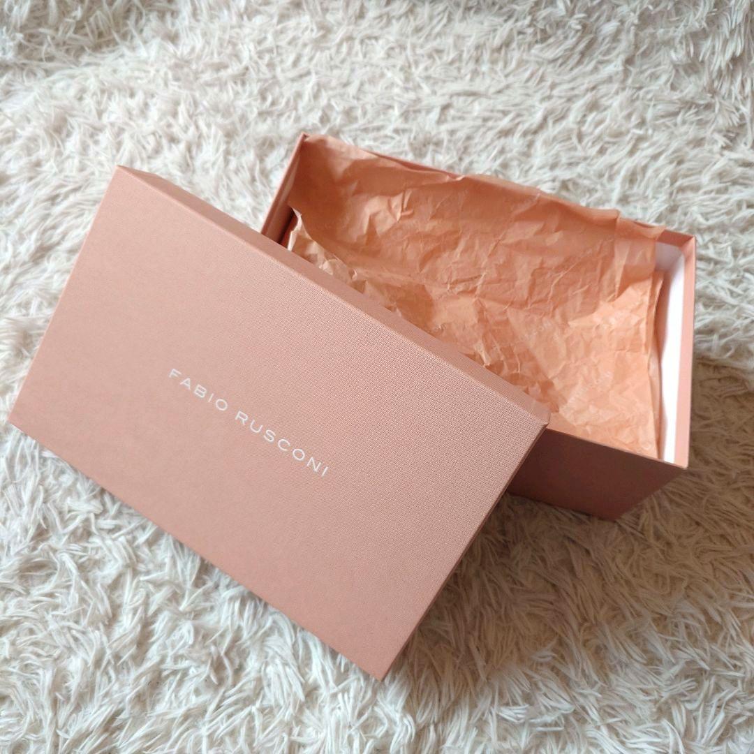 新品　ファビオルスコーニ　レザー　ストラップミュール　ポインテッドトゥ　箱付き