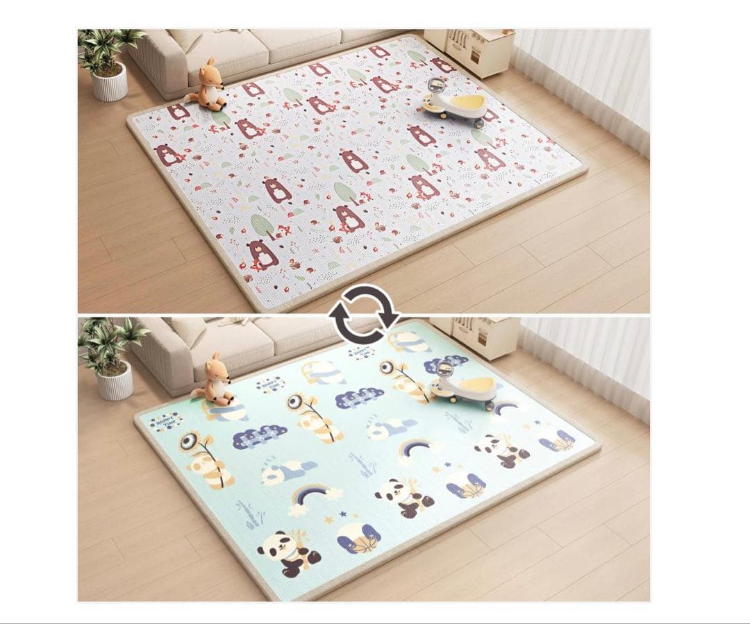 リバーシブルプレイマット #3029 プレイマット熊200 カラーA