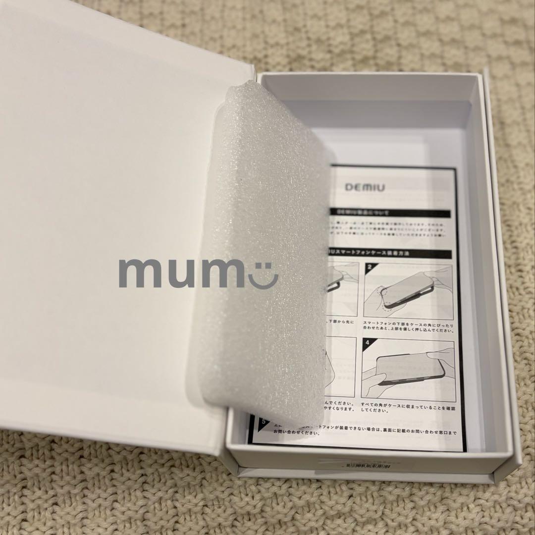 DEMIU BALLON iPhone17 ケース　ライラック　ストラップ付