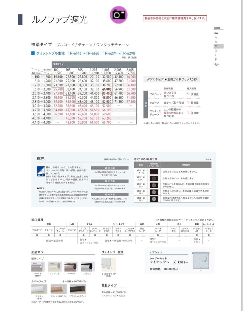 新品ロールスクリーン　カーテンレール取付可能　遮光　ウォッシャブル