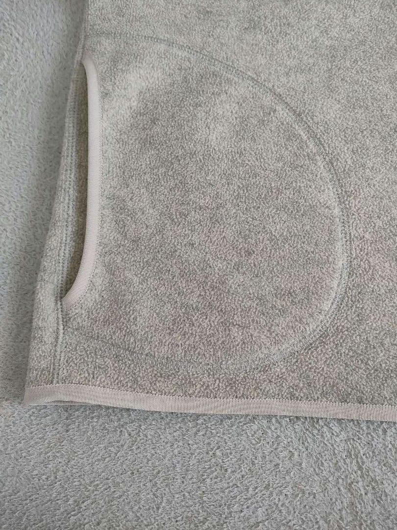 美品　DANTON フリースプルオーバー　ベージュ36