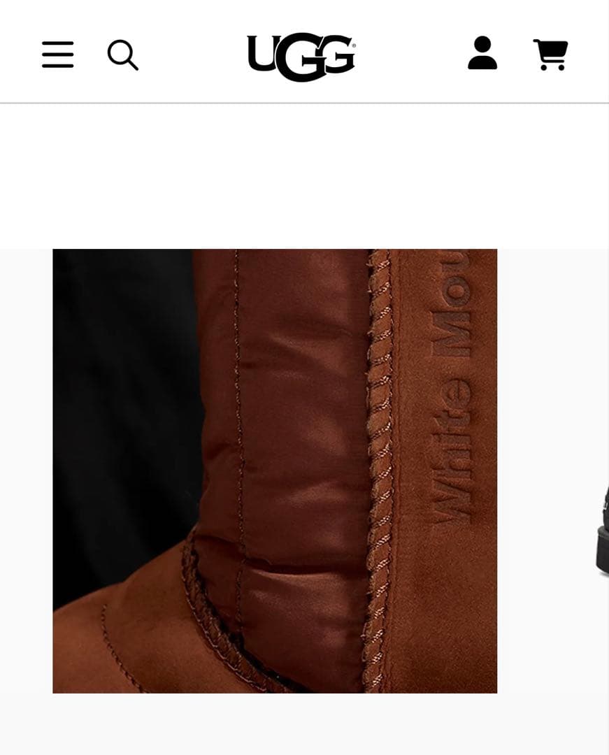 【ナガノ】UGG x ホワイトマウンテニアリング ムートンブーツ