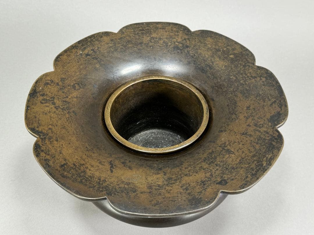 いけばな　池坊　古流　龍生派　銅鋳造　花器　花瓶　華道具　銅花器　伝統生け花