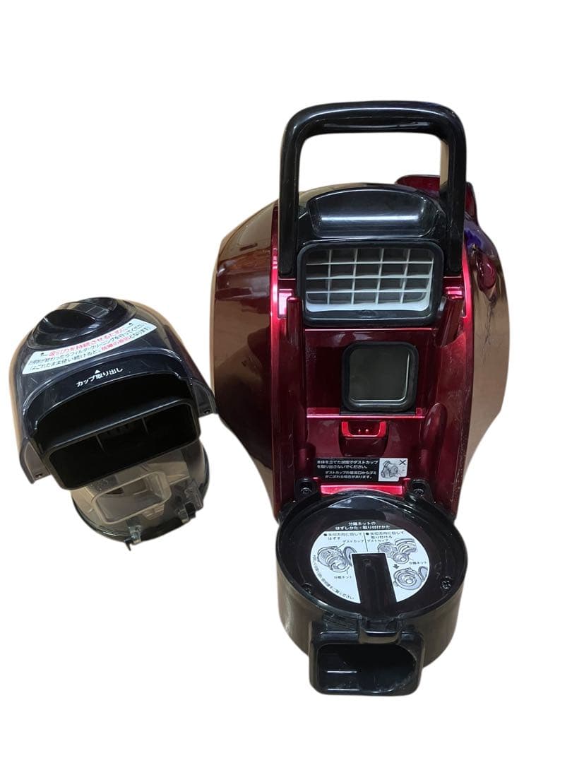 TOSHIBA 東芝　サイクロン掃除機VC-C12 (R) 13年製　保証付き