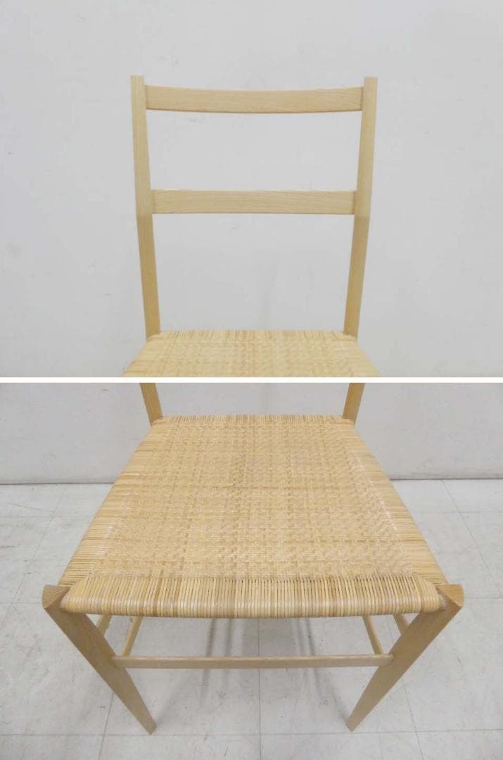 正規品■Cassina カッシーナ■699 スーパーレジェーラ チェア 籐張-2