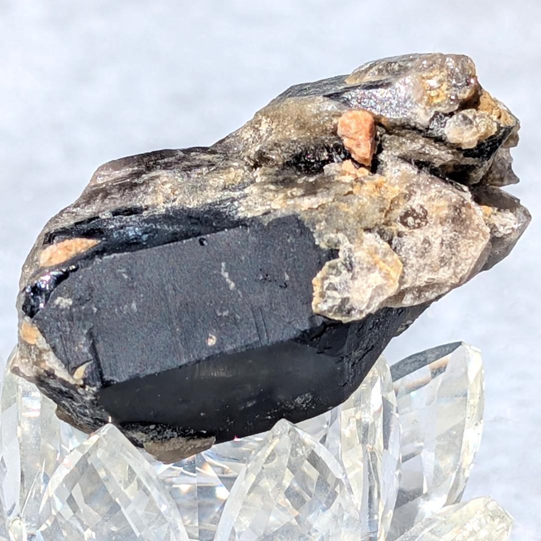 一点物 激レア ドリームモリオン 原石 山東省産 黒水晶 58g お守り効果