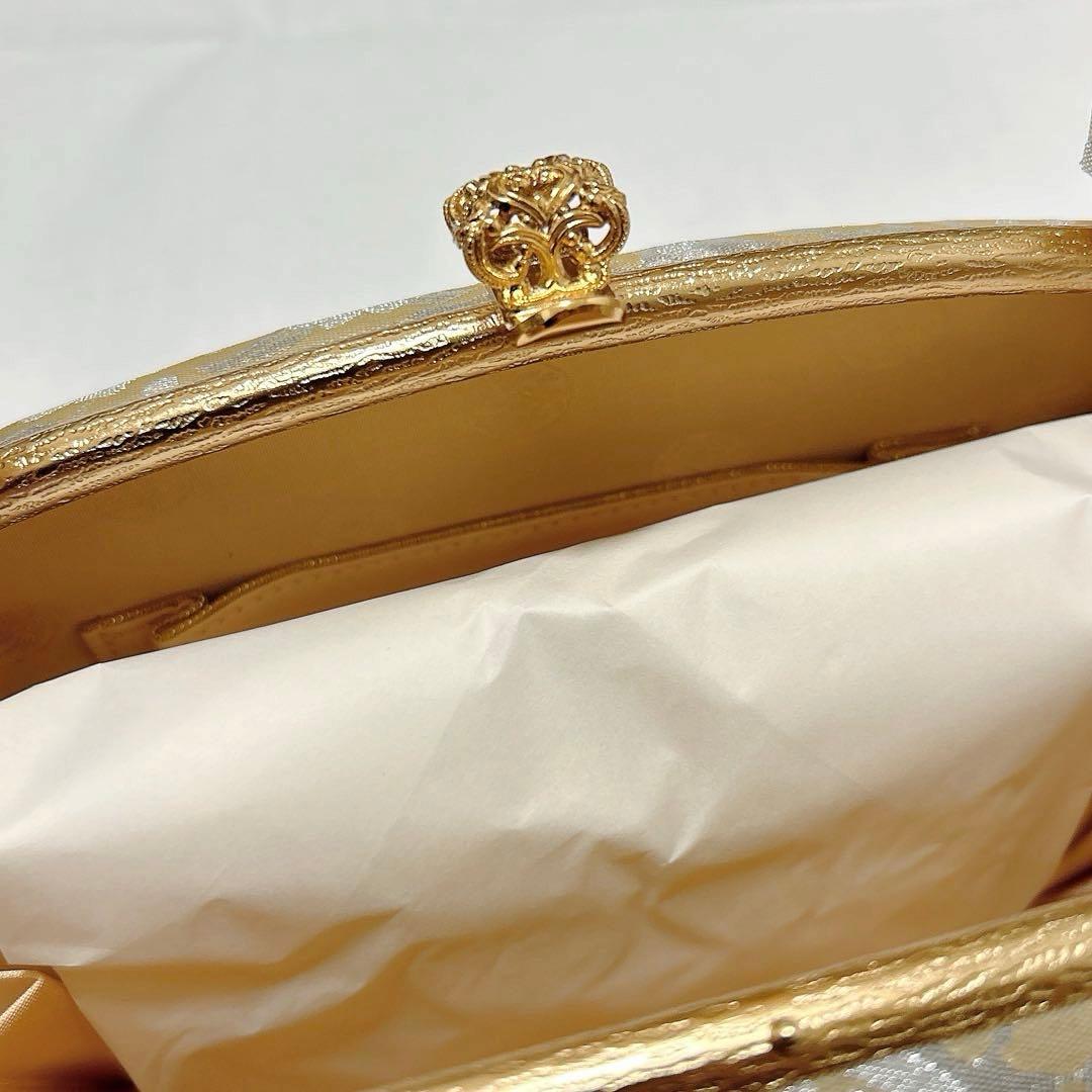 神田胡蝶　和装バッグ　草履　セット　フォーマル　金銀　礼装　未使用品