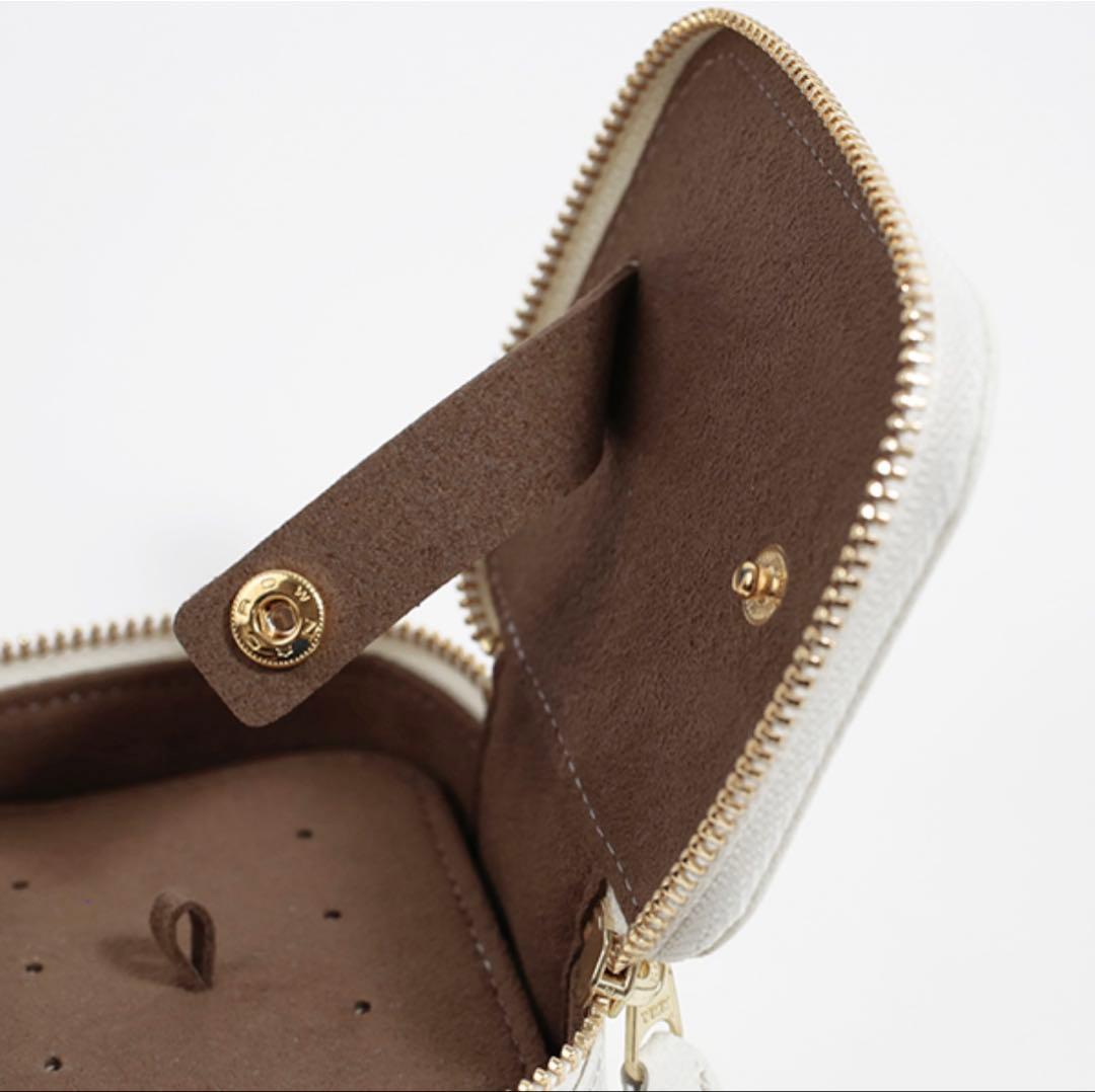 【新品箱付き】銀座伊東屋 ジュエリーケース シェルホワイト カラーチャート