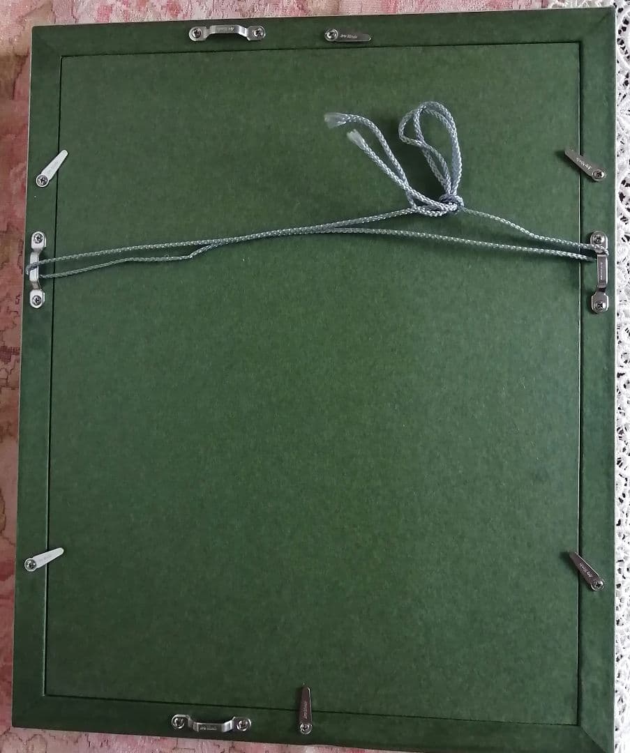 絵画　アクリル絵　額縁　ボード　シャボン玉