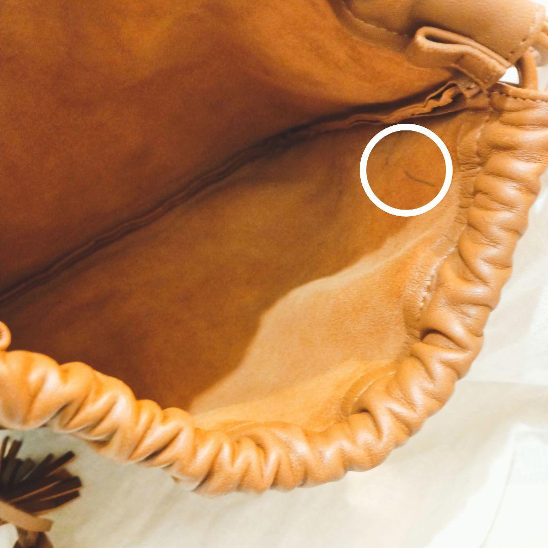 CELERI DEUXIEME CLASSE　フリンジ バッグ ブラウン