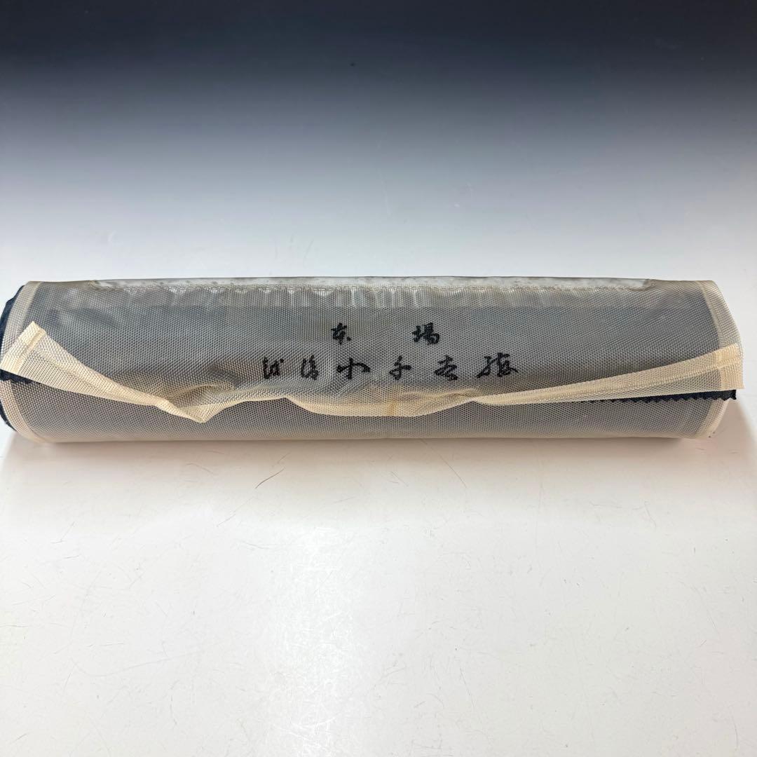 小千谷ちぢみ 反物 濃紺色 麻100% リメイク ハンドメイド