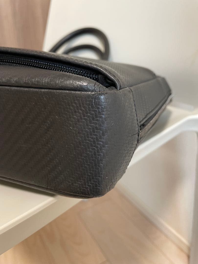 dunhill ダンヒル　シャーシ　ブリーフケース　カーボン　黒　ビジネスバッグ