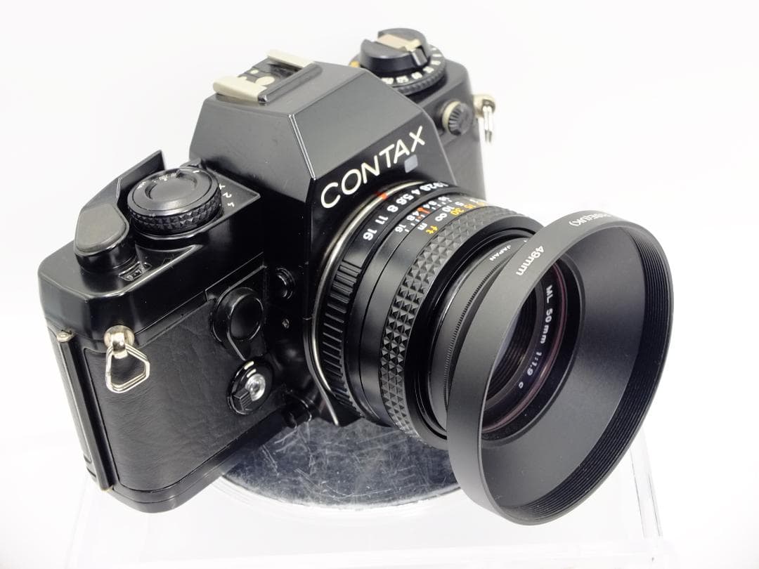 【実写確認済整備品】コンタックス139Quartz／ヤシカML50㎜f1.9付