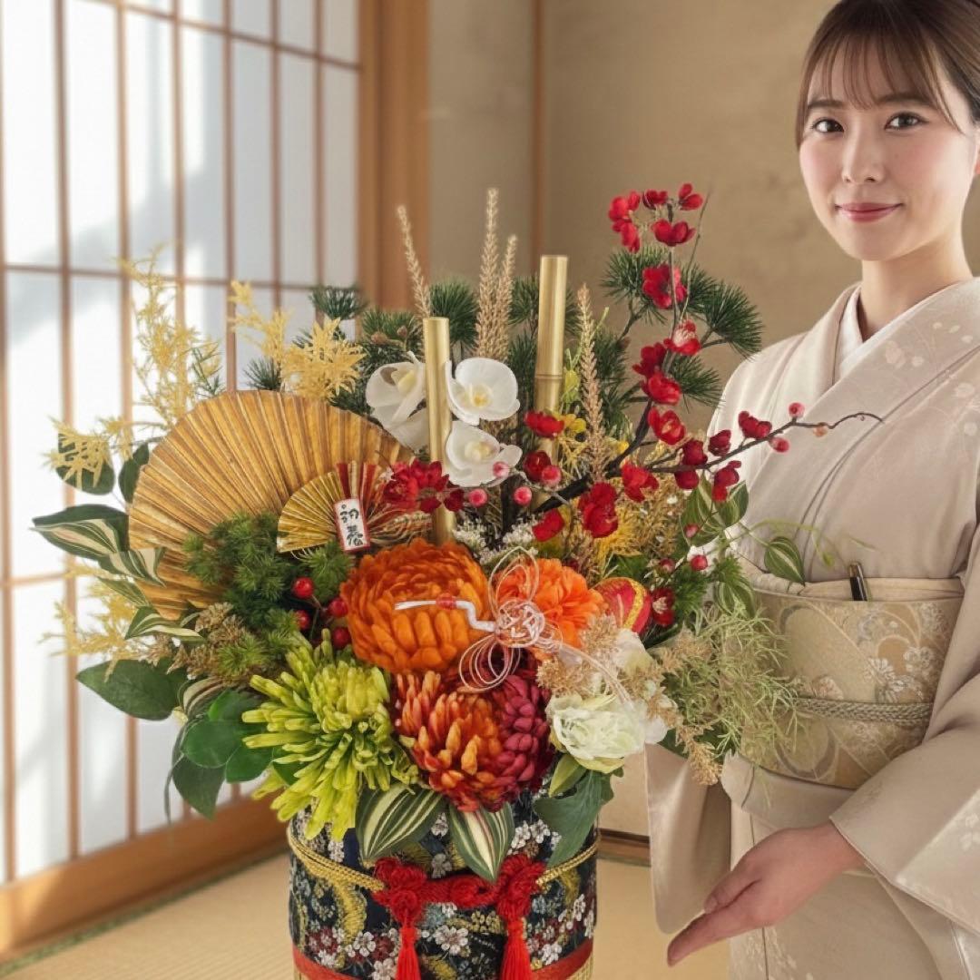 特大LLサイズ門松｜豪華正月アレンジ｜商業用・店舗用一点