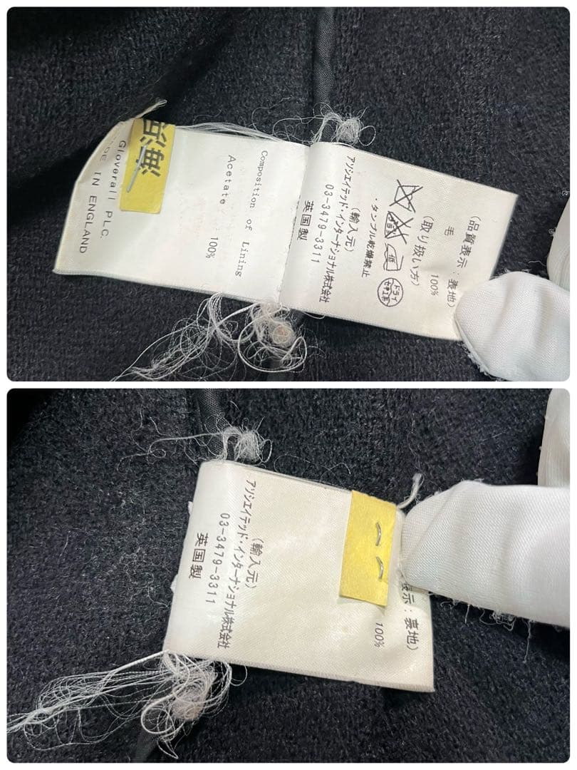 Gloverall グローバーオール　キングストン　ダッフルコート ヘリンボーン