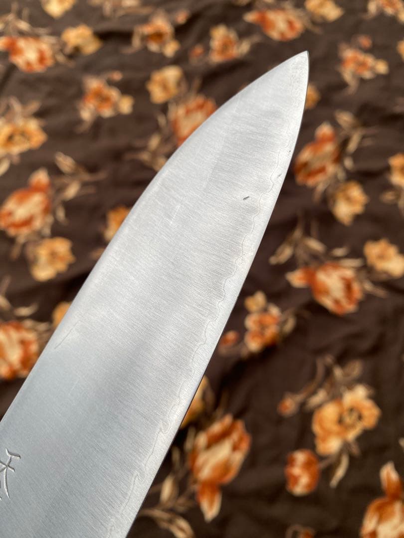 天味寿楽 三徳 包丁 長尾包丁製作所 青紙鋼 180mm