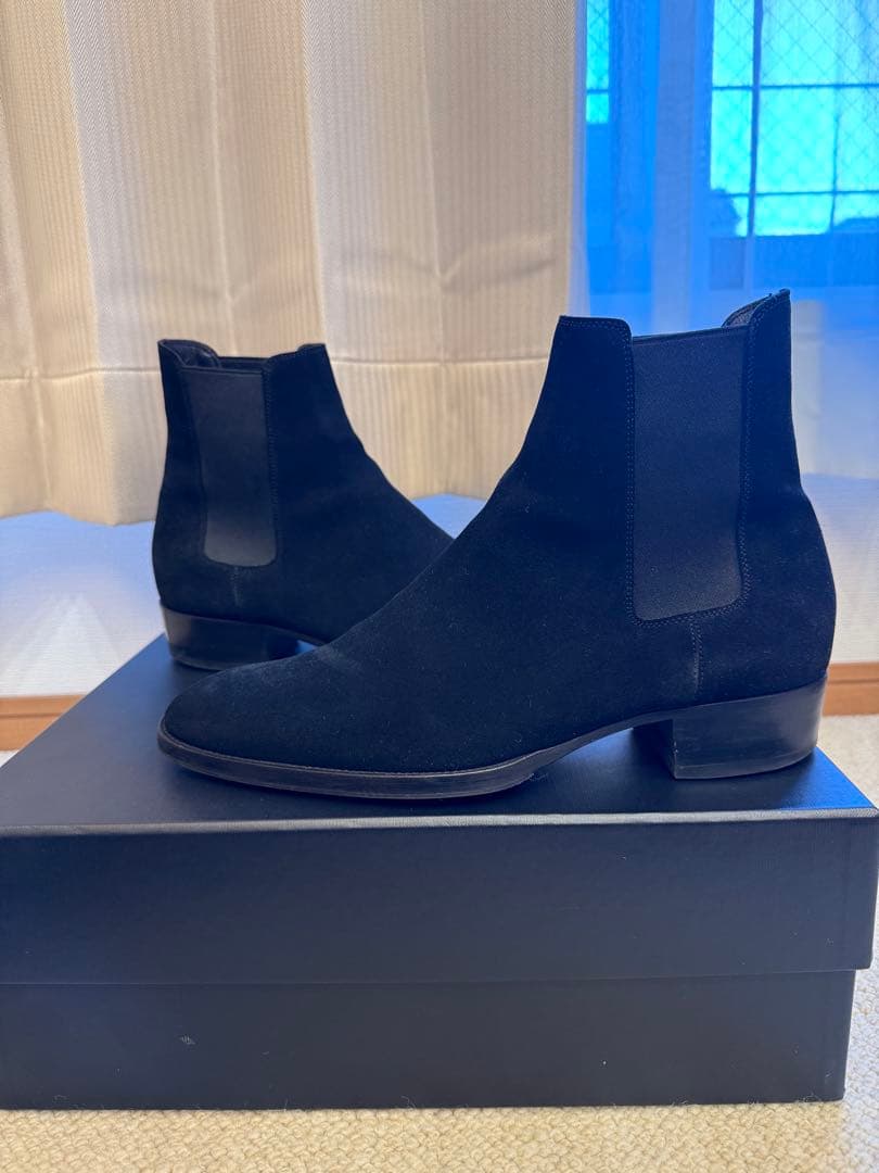 SAINT LAURENT サンローラン スエード チェルシーブーツ 41