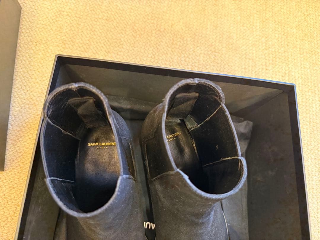 SAINT LAURENT サンローラン スエード チェルシーブーツ 41