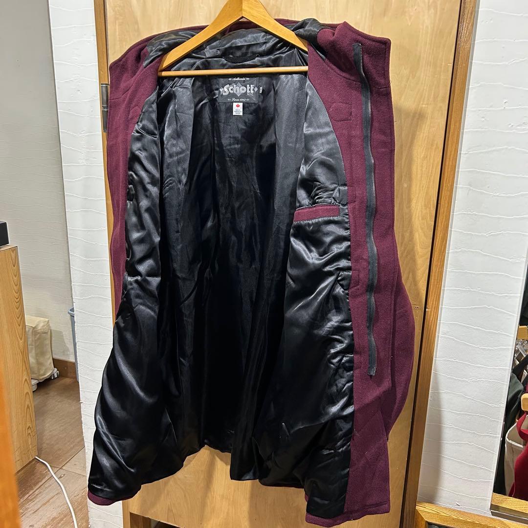 Vintage カナダ製Schott ダッフルコートフーディー XXXL