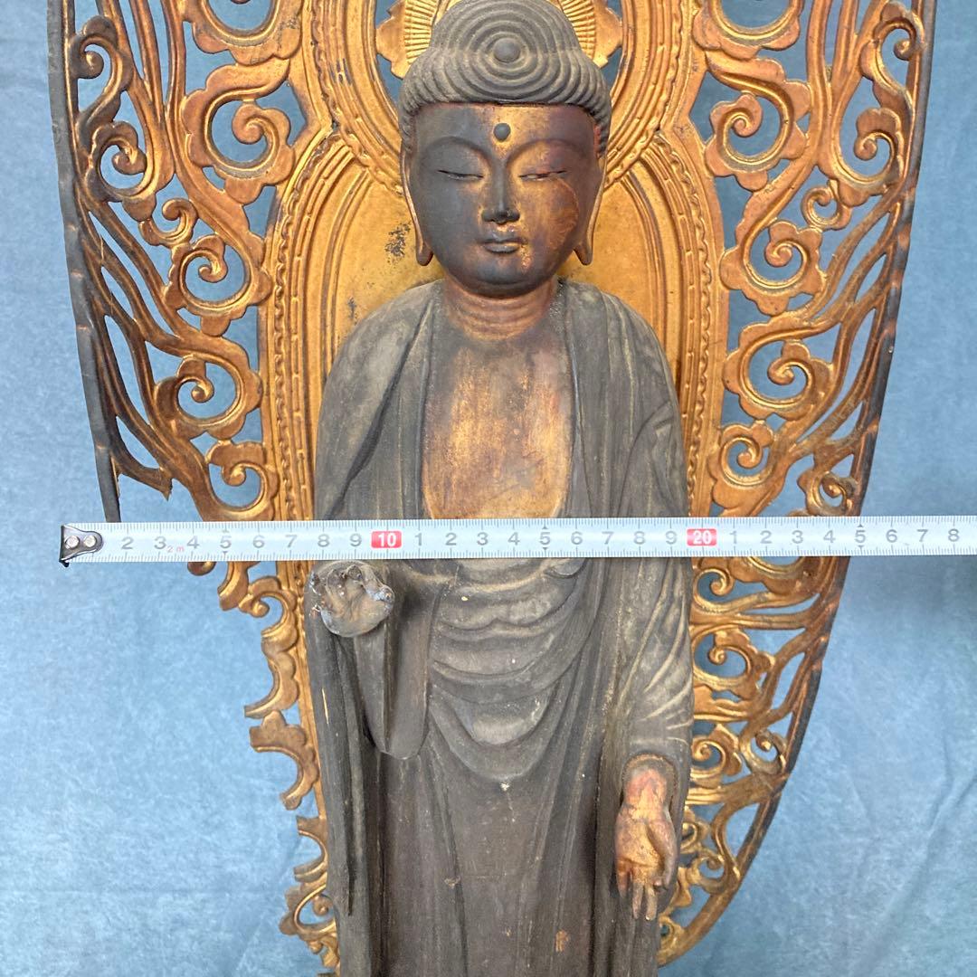 阿弥陀如来　仏像　玉眼　木彫