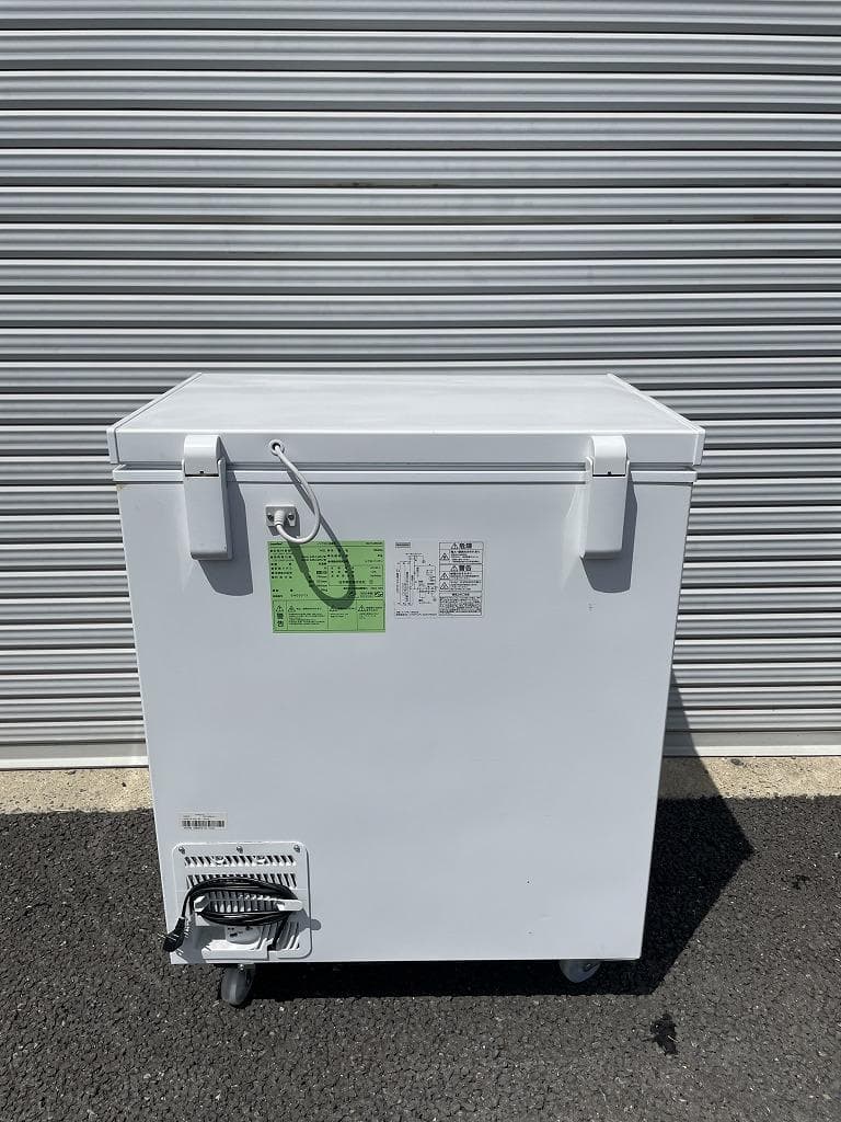 コンフィー　ノンフロン冷凍庫　RCC142WH（E）上開き　2022年製