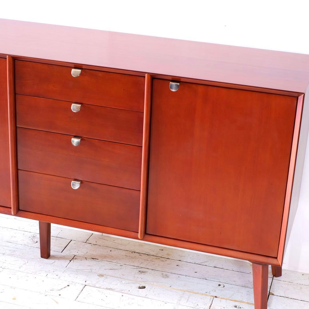 A 新品 160cm リビングボード キャビネット 北欧 ホテル仕様 収納