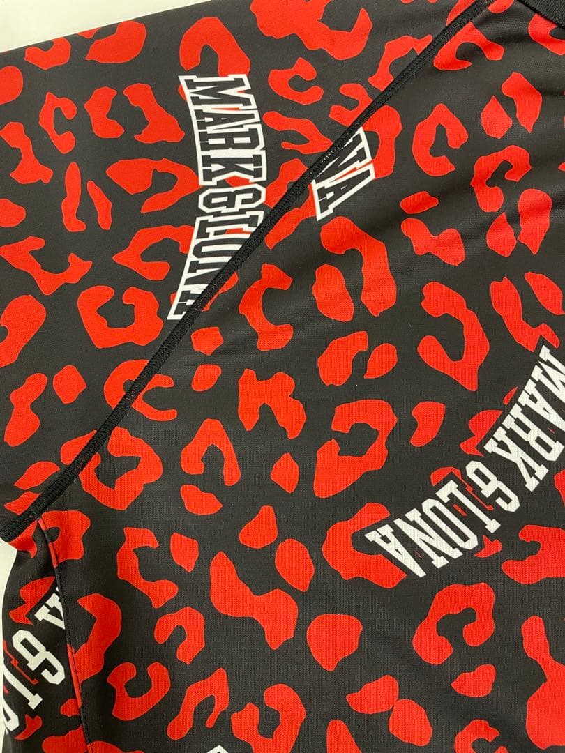 14767.2 MARK & LONA 赤×黒　長袖シャツ　サイズL