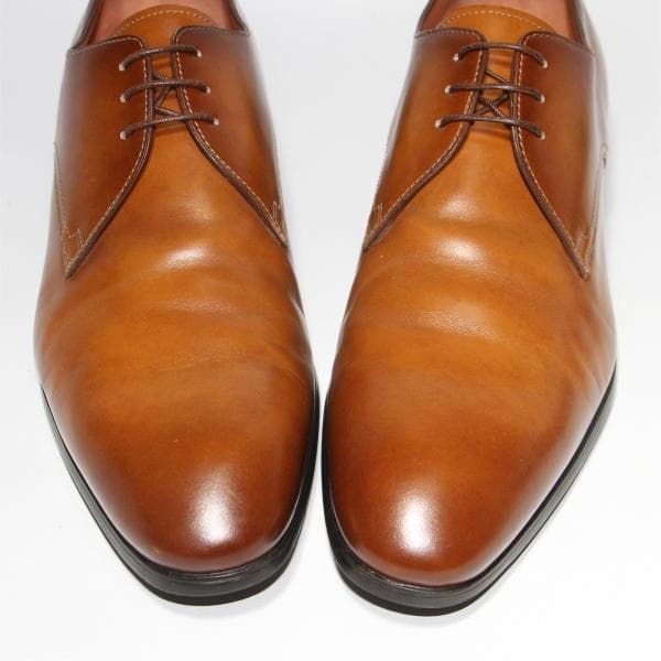 じ*ん様 SANTONI サントーニ プレーントゥ ダービー 15018 茶色
