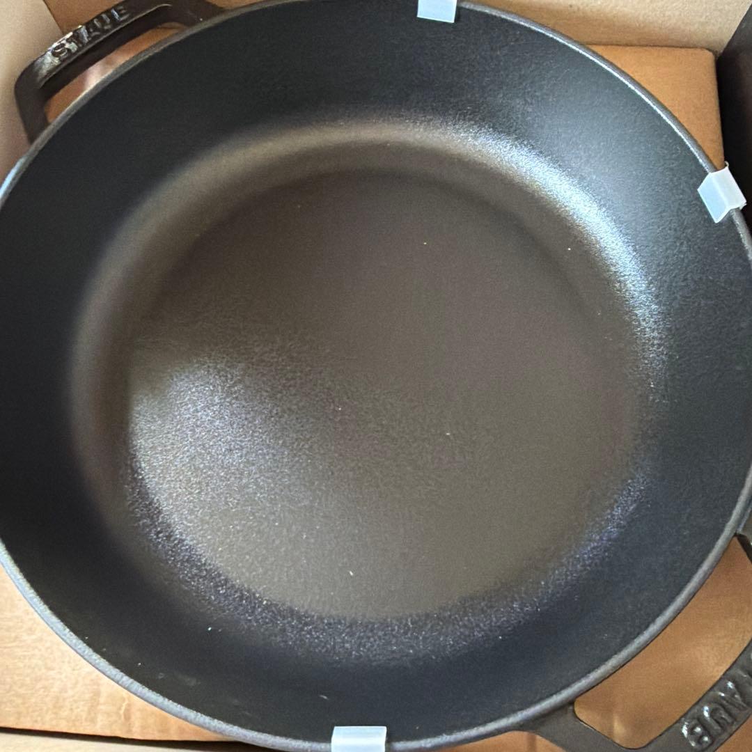 ストウブ staub 鍋 ブレイザーソテーパン 28cmブラック [並行輸入品]