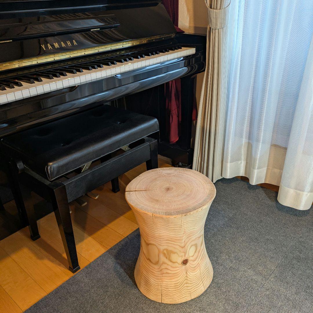 outdoorman　檜④　丸太　椅子　スツール　テーブル　高さ約40㎝