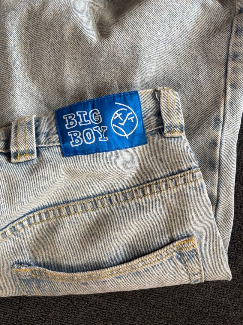 POLAR SKATE CO ポーラー ビックボーイ 旧ロゴ ライトブルー