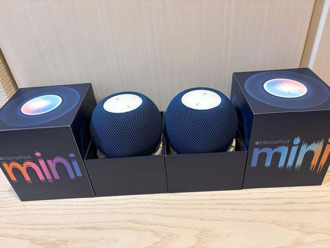 Apple Pod mini ブルー（2個セット）