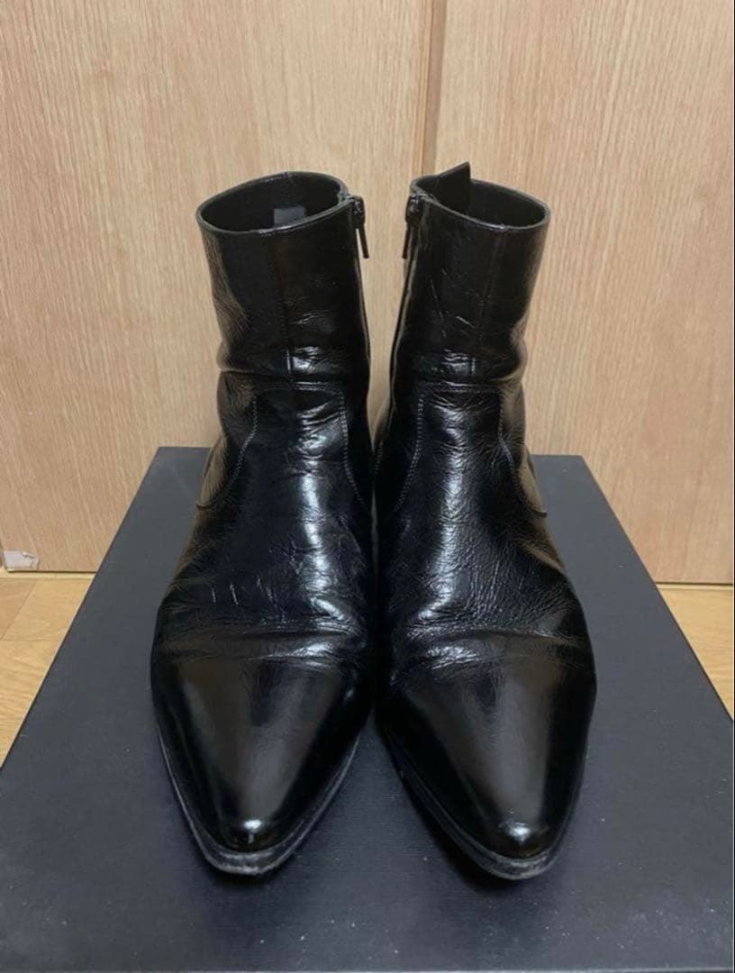 SAINT LAURENT PARIS ヒールブーツ