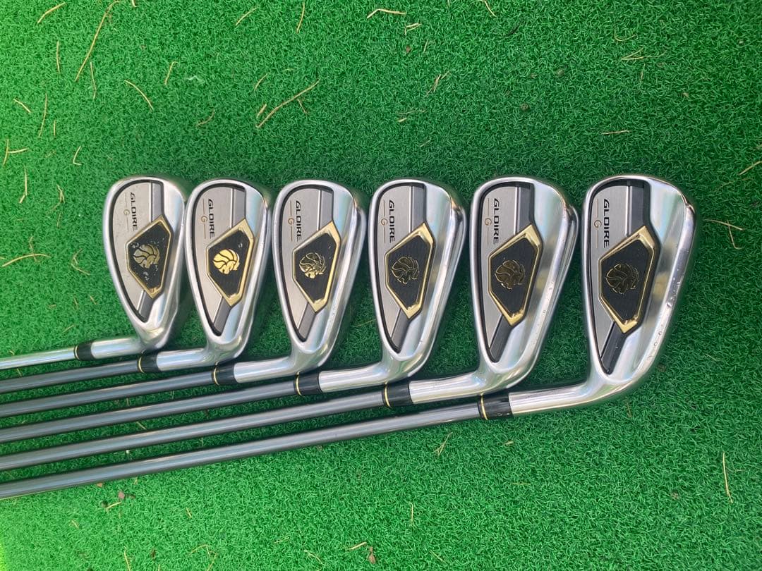 即コースOK！グローレF/G豪華フルセット★SW込6本★PING★アディダス美品