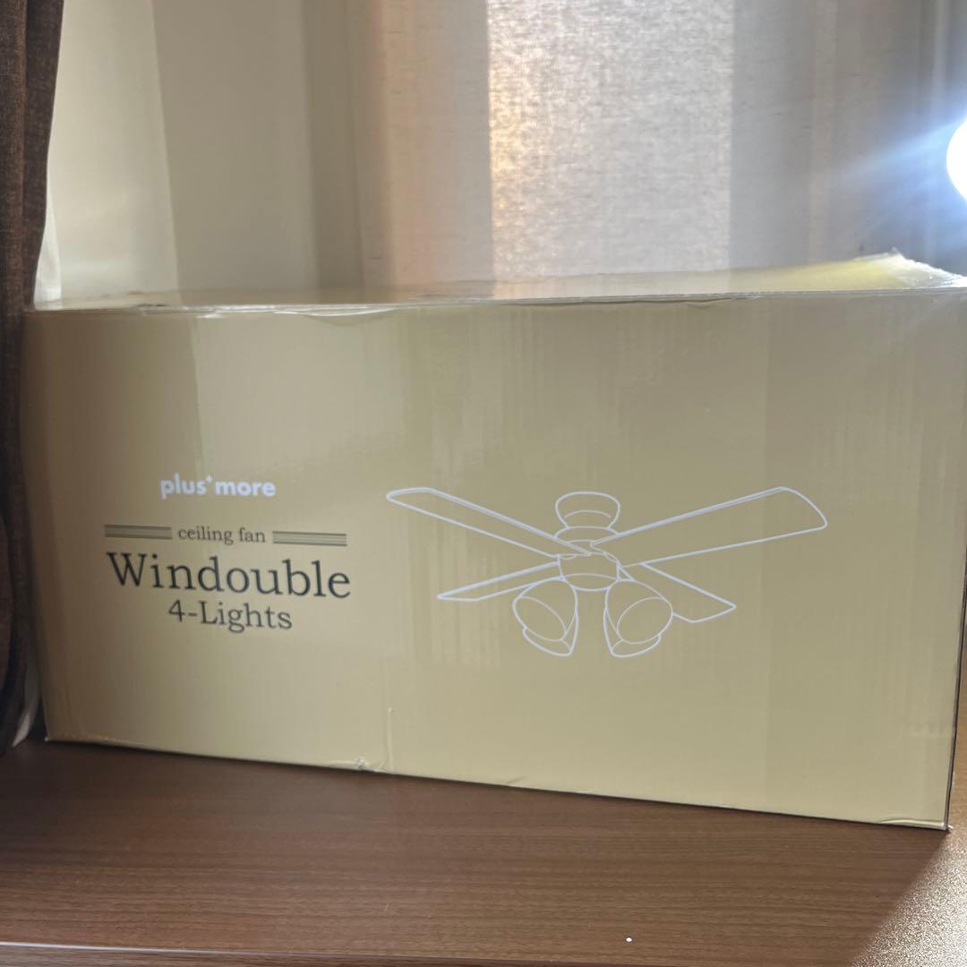 シーリングファン LEDリモコン　照明 Windouble