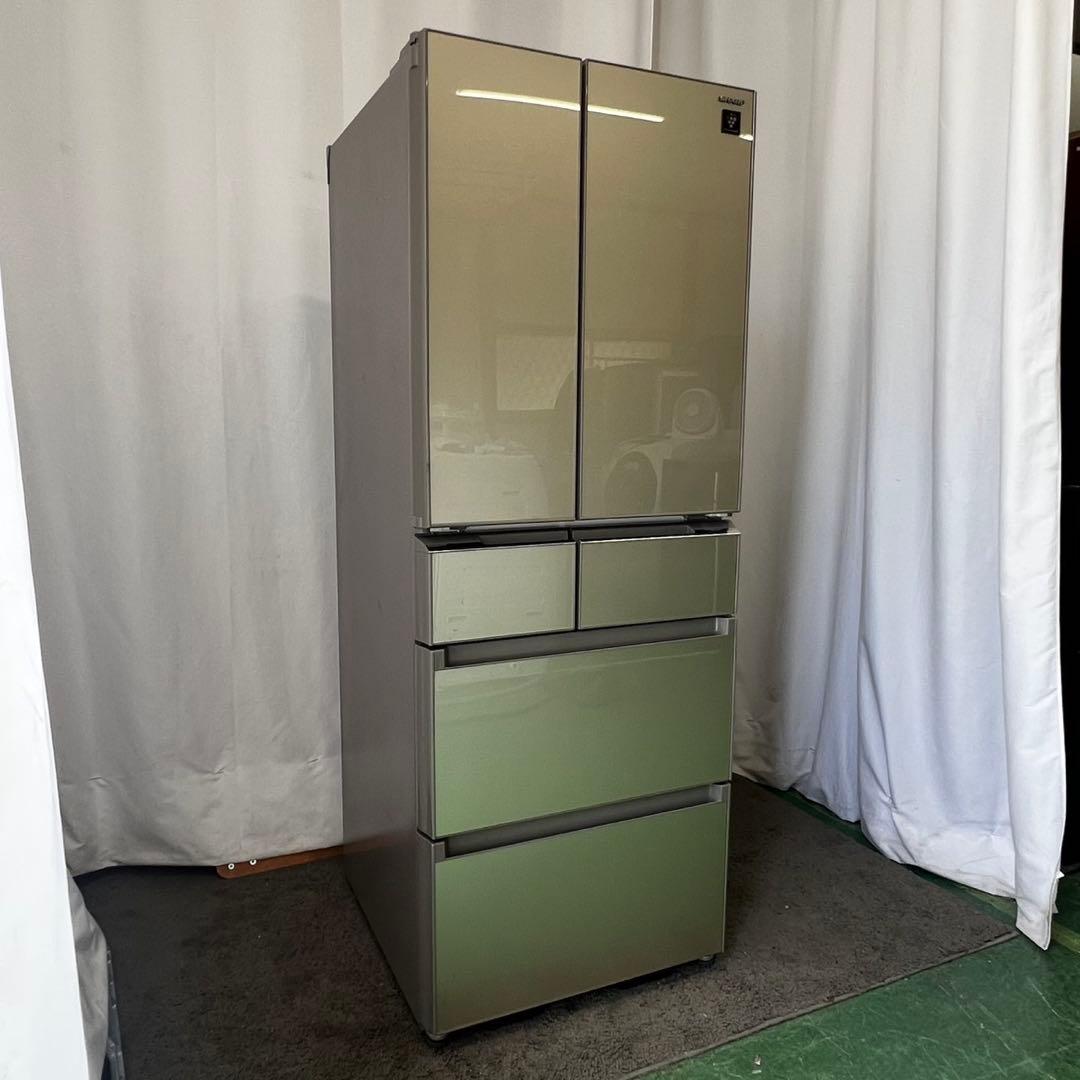 754　設置無料　冷蔵庫　大型　　SHARP　400-500ℓ 安い　中古　綺麗