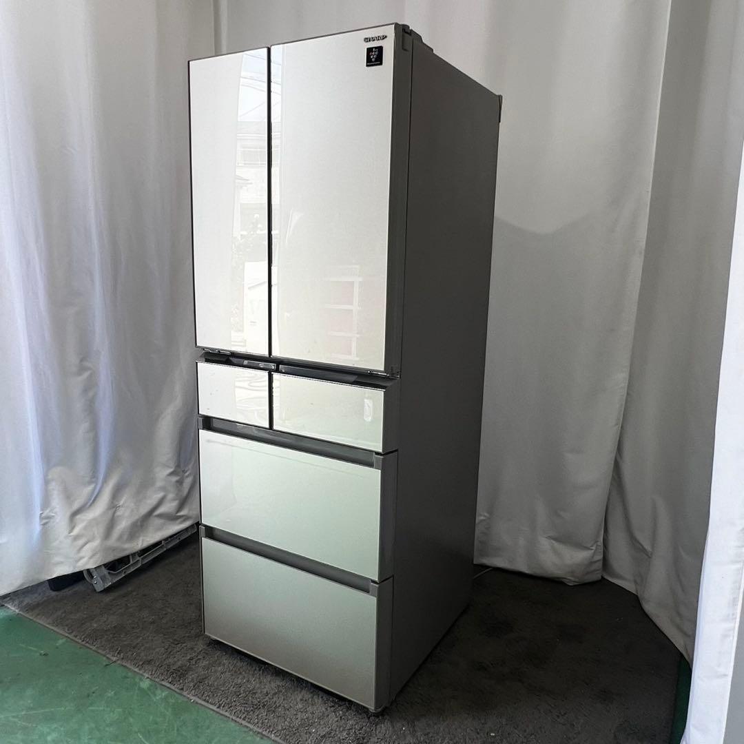 754　設置無料　冷蔵庫　大型　　SHARP　400-500ℓ 安い　中古　綺麗