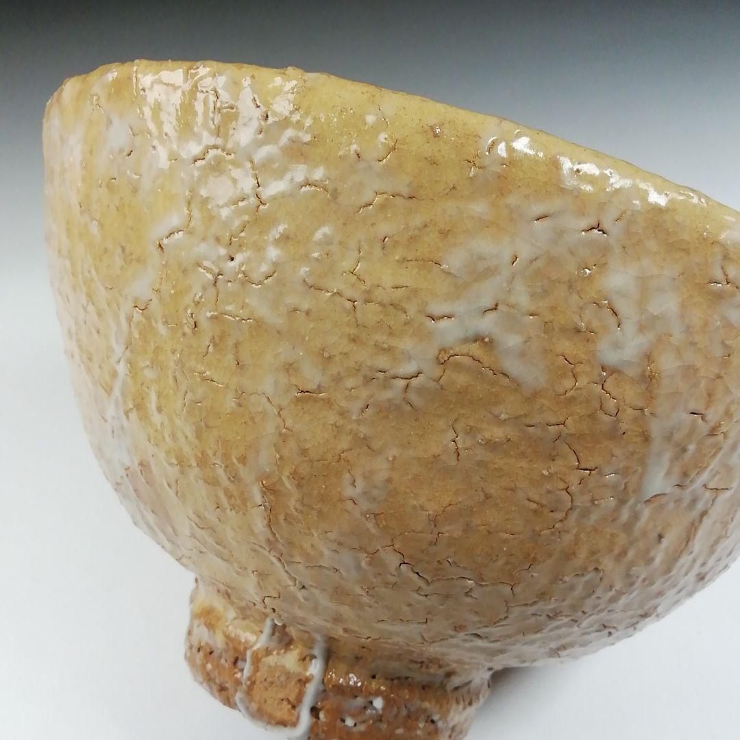 Ｔ５３９　茶碗　『萩茶碗』『味舌隆司 造』『前大徳寺 高橋悦道 書付』　共箱