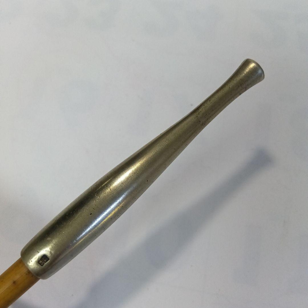 「アンティーク　レトロ」古美術 骨董（村田・保証）刻印 煙管 18㎝