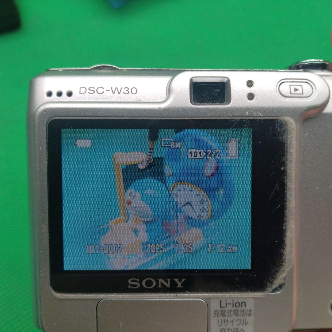 【動作確認済】SONY ソニー Cyber-shot DSC-W30 デジカメ