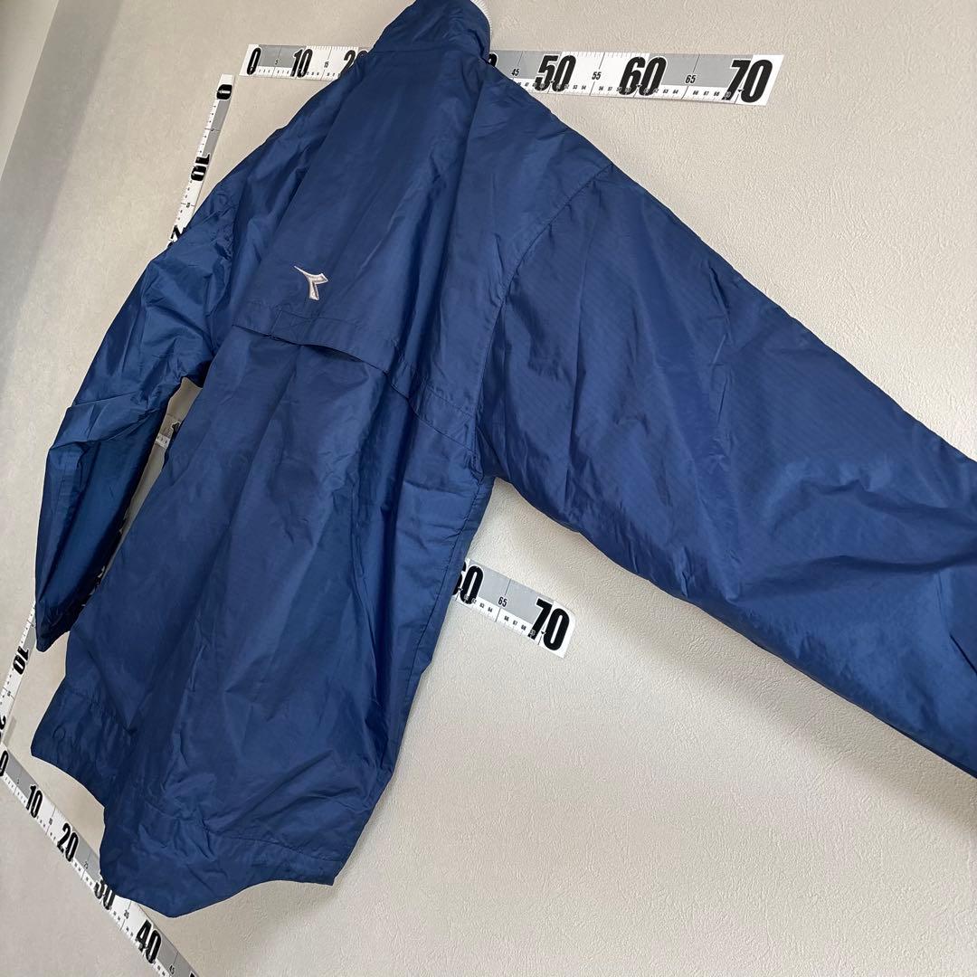 Diadora ディアドラ 上下セットアップ ナイロンジャケット M ネイビー紺