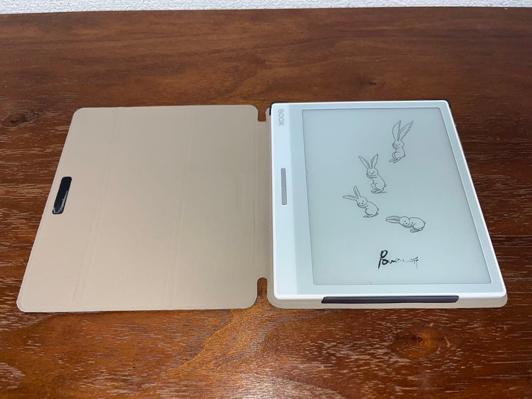 BOOX Leaf2 ホワイト 純正カバー付 ONYX 電子ペーパー E-ink
