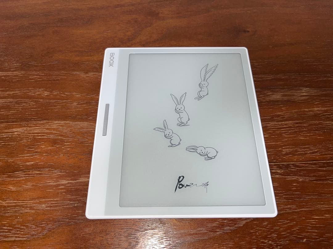 BOOX Leaf2 ホワイト 純正カバー付 ONYX 電子ペーパー E-ink